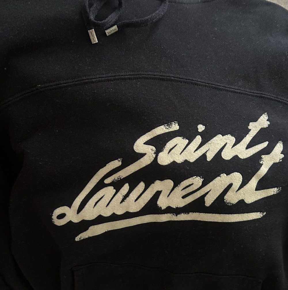 Saint Laurent Paris Saint Laurent Logo Hoodie - image 3