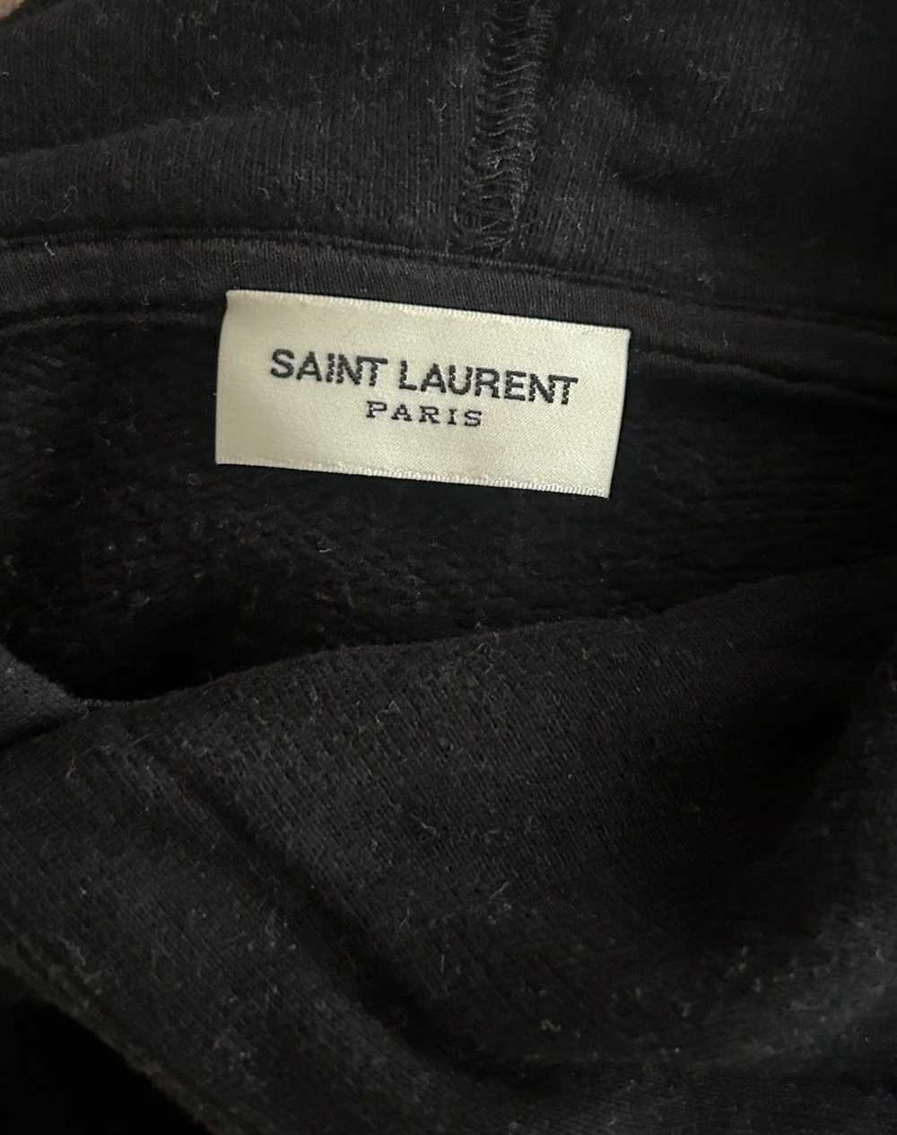 Saint Laurent Paris Saint Laurent Logo Hoodie - image 4