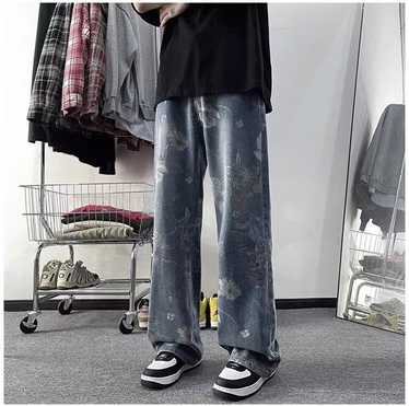 Japanese Brand × Jean × Streetwear Straight tube … - image 1