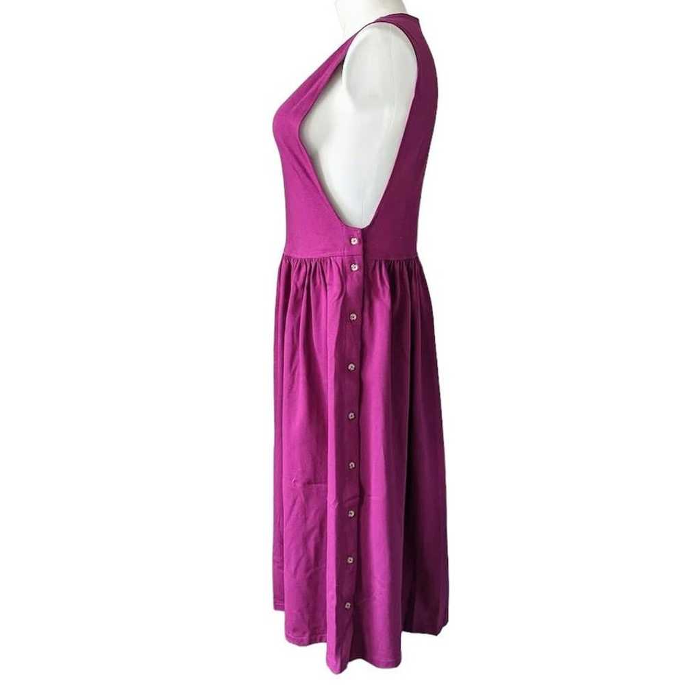 Vintage 90s LL Bean Jumper Dress Maxi Knit Sleeve… - image 2