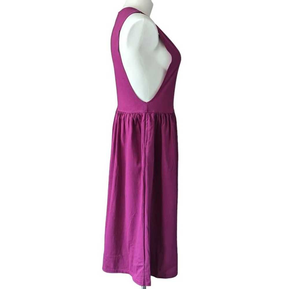 Vintage 90s LL Bean Jumper Dress Maxi Knit Sleeve… - image 4