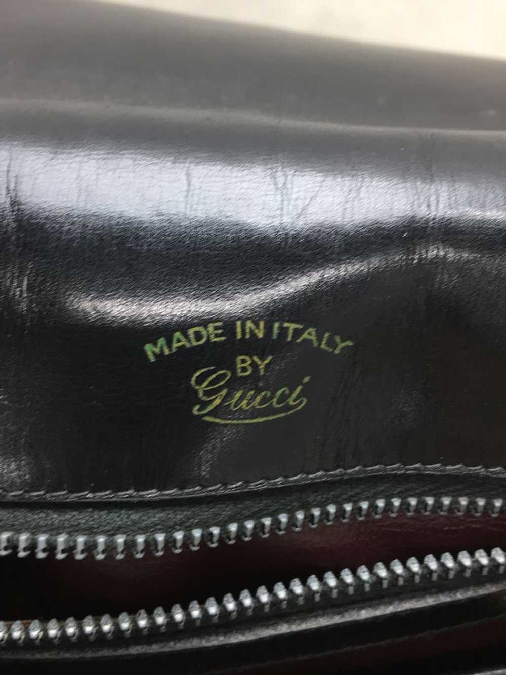 Gucci Shoulder Bag Leather Blk52808 Interlocking … - image 3