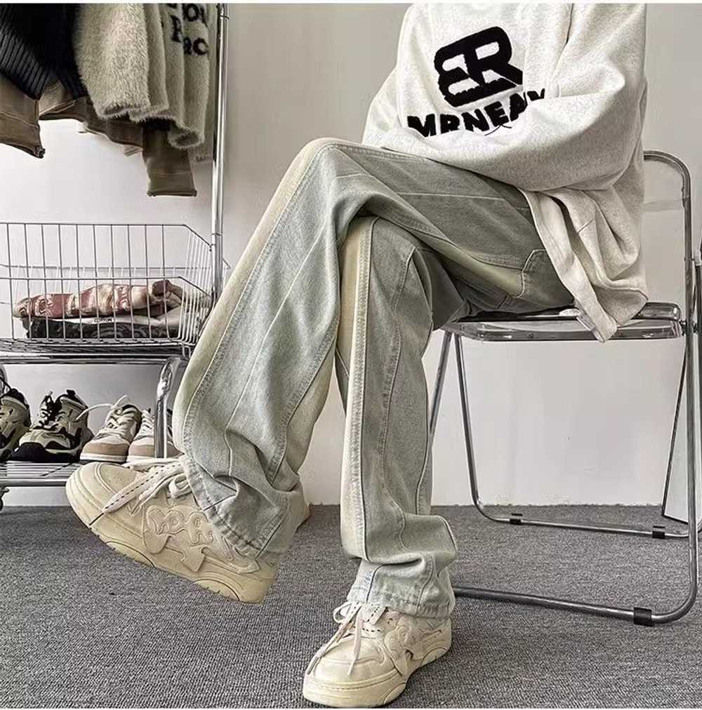 Japanese Brand × Jean × Streetwear Retro washed c… - image 2