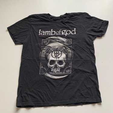 Band Tees × Vintage Vintage Y2K Lamb of God band … - image 1