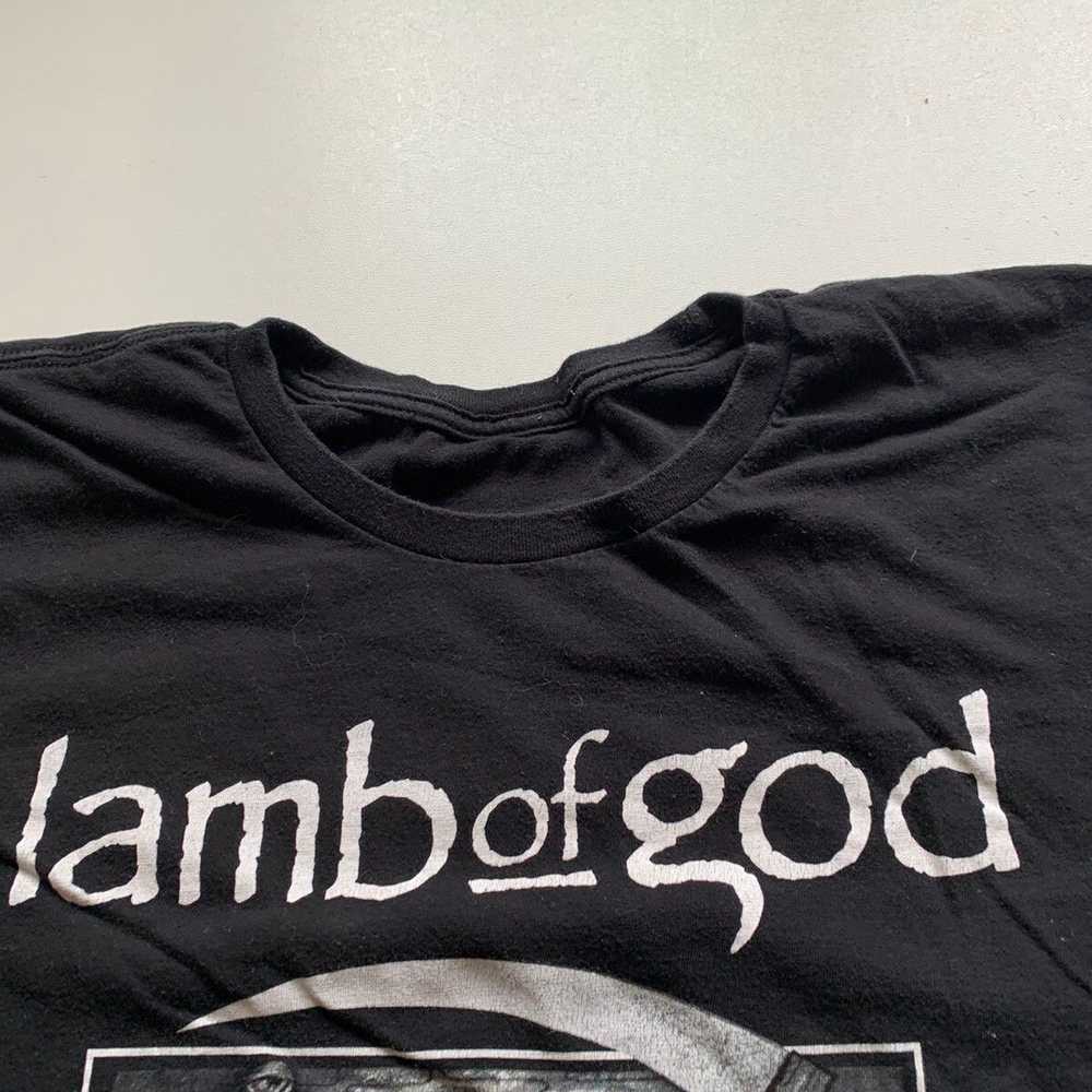 Band Tees × Vintage Vintage Y2K Lamb of God band … - image 3