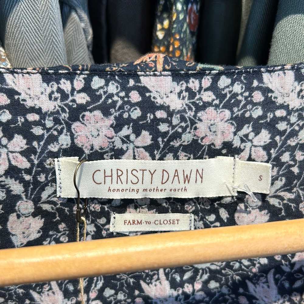 Christy Dawn Black and Rust Floral Top - image 7