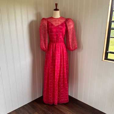 Vintage 80s/90s Diane Dickinson Coquetee Pink Max… - image 1