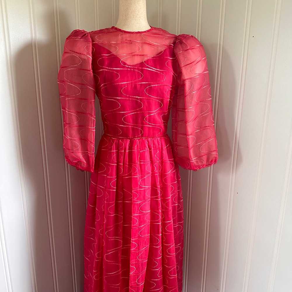 Vintage 80s/90s Diane Dickinson Coquetee Pink Max… - image 3