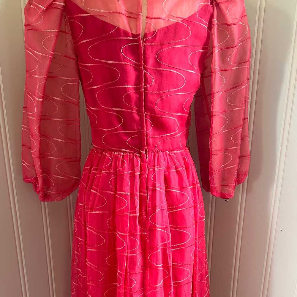 Vintage 80s/90s Diane Dickinson Coquetee Pink Max… - image 7