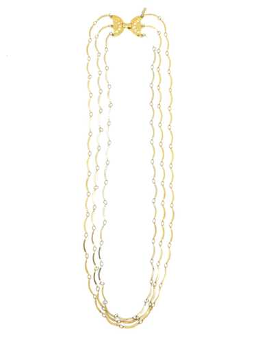 Yves Saint Laurent Three Strand Necklace