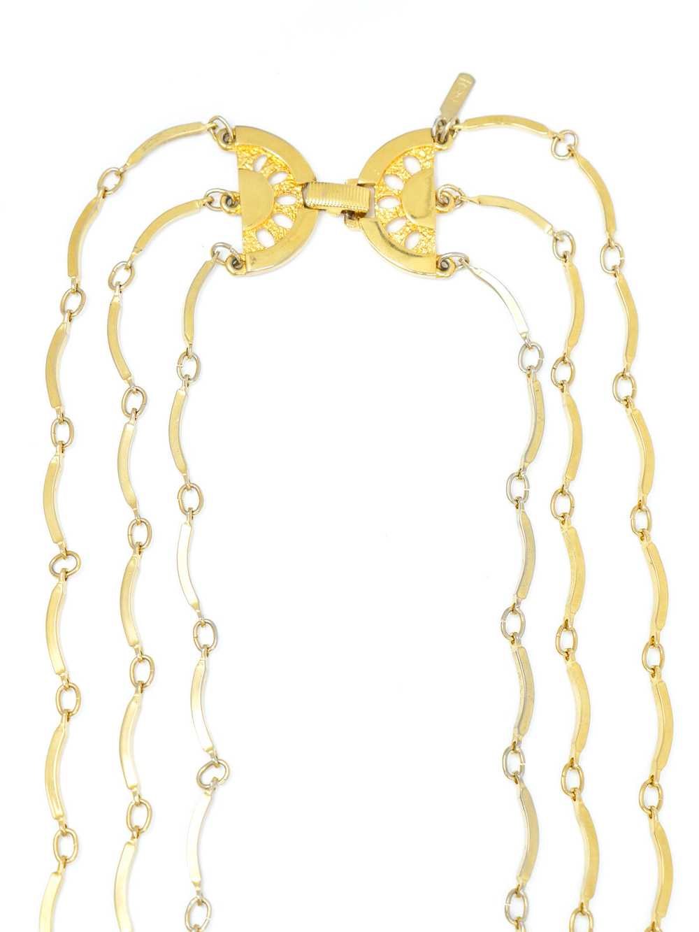 Yves Saint Laurent Three Strand Necklace - image 3