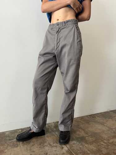 50s Grey Work Pants - image 1