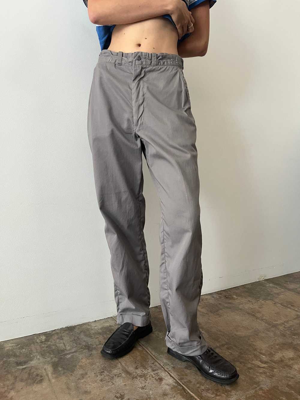 50s Grey Work Pants - image 2