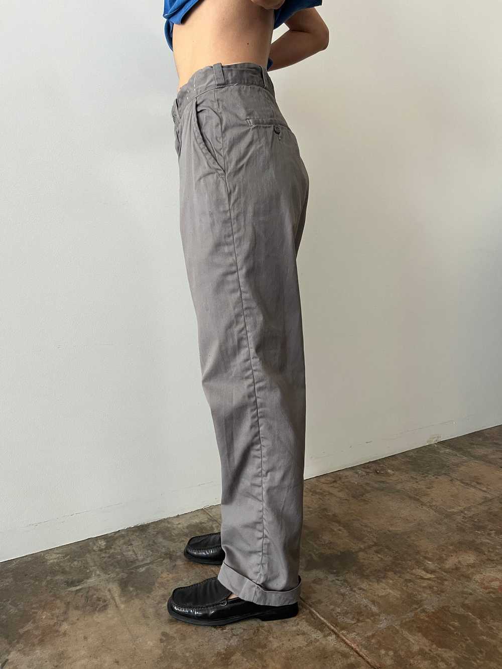 50s Grey Work Pants - image 3