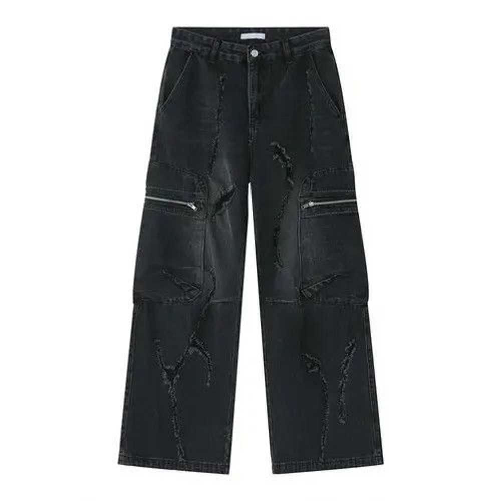 Jean × Streetwear × Vintage Ripped Jeans Baggy De… - image 4