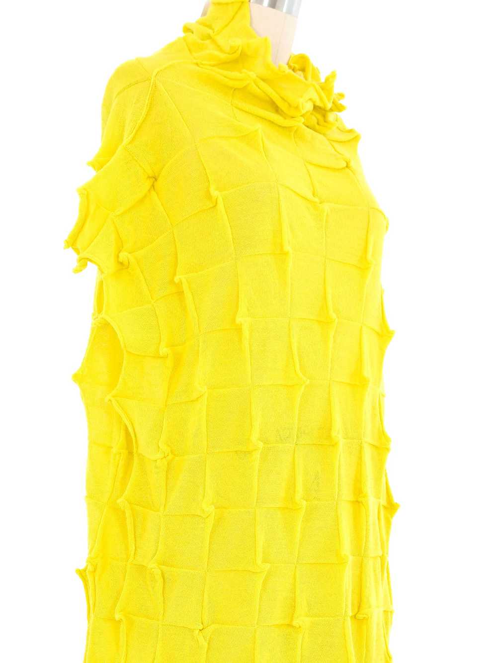 Issey Miyake Neon Textured Knit Dress - image 2