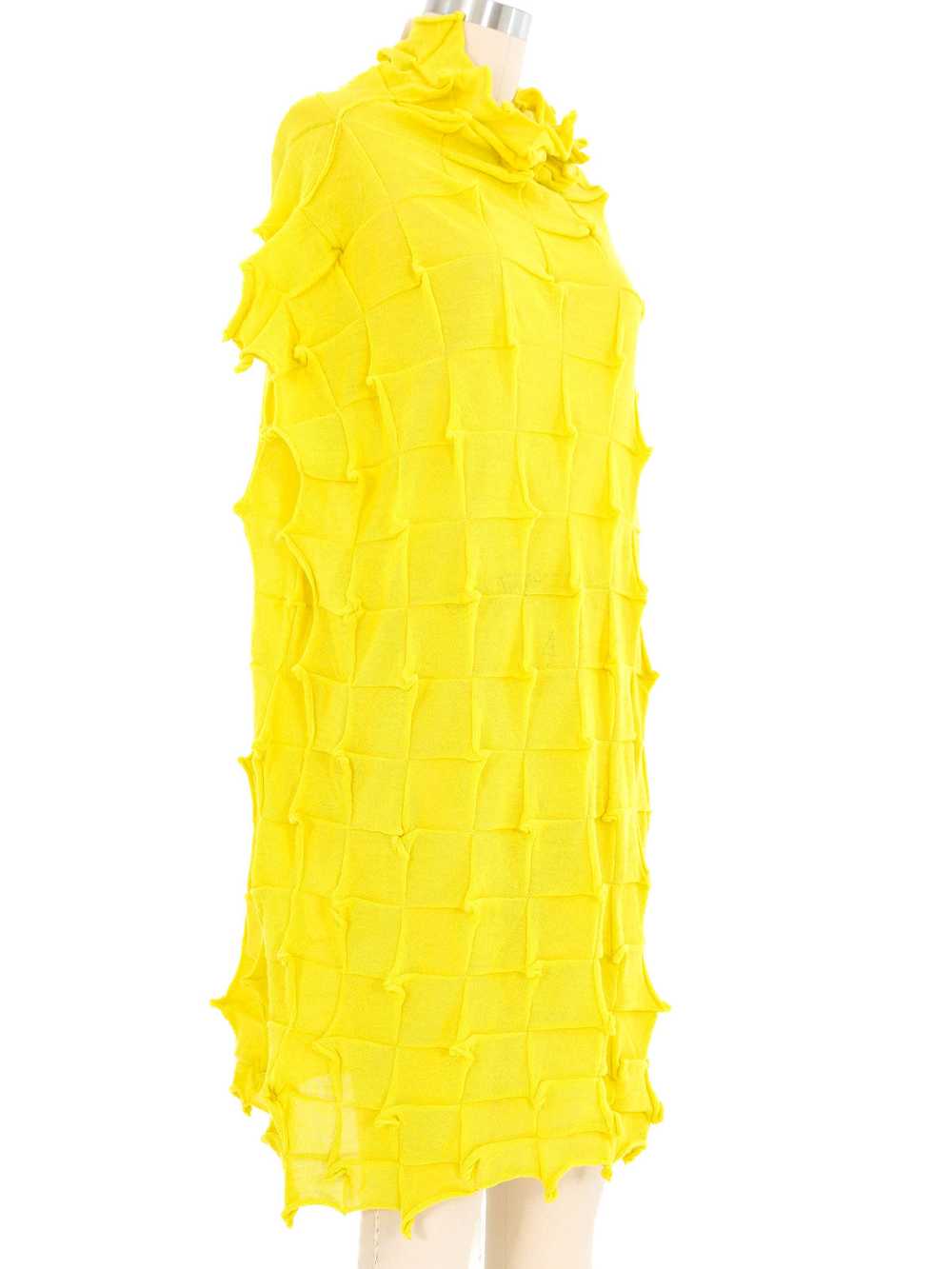 Issey Miyake Neon Textured Knit Dress - image 3