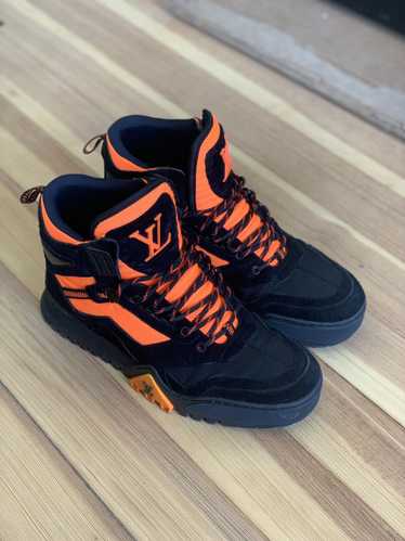 Louis Vuitton Virgil Black and Orange Hiking Sneak