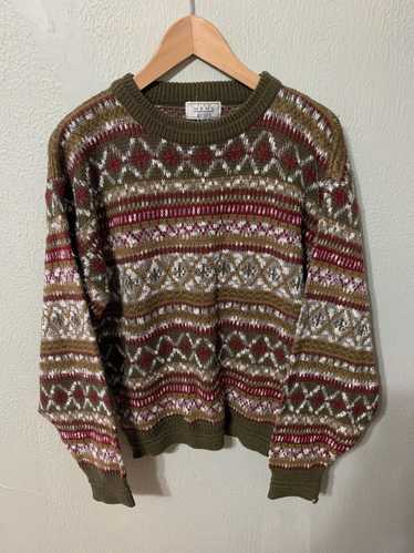Coloured Cable Knit Sweater × Vintage Vintage Cabi