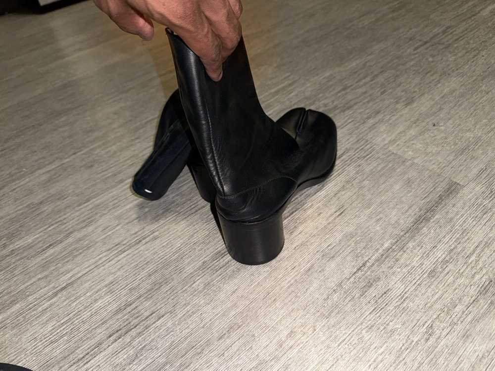 Maison Margiela Tabi toe black boot - image 4