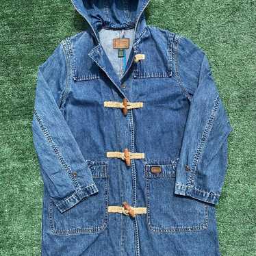 Vintage 90’s Ralph Lauren Jeans Denim Hooded Togg… - image 1