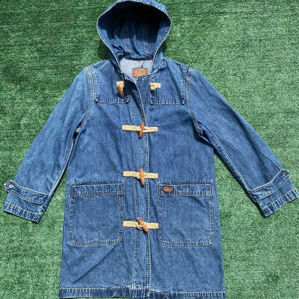 Vintage 90’s Ralph Lauren Jeans Denim Hooded Togg… - image 2