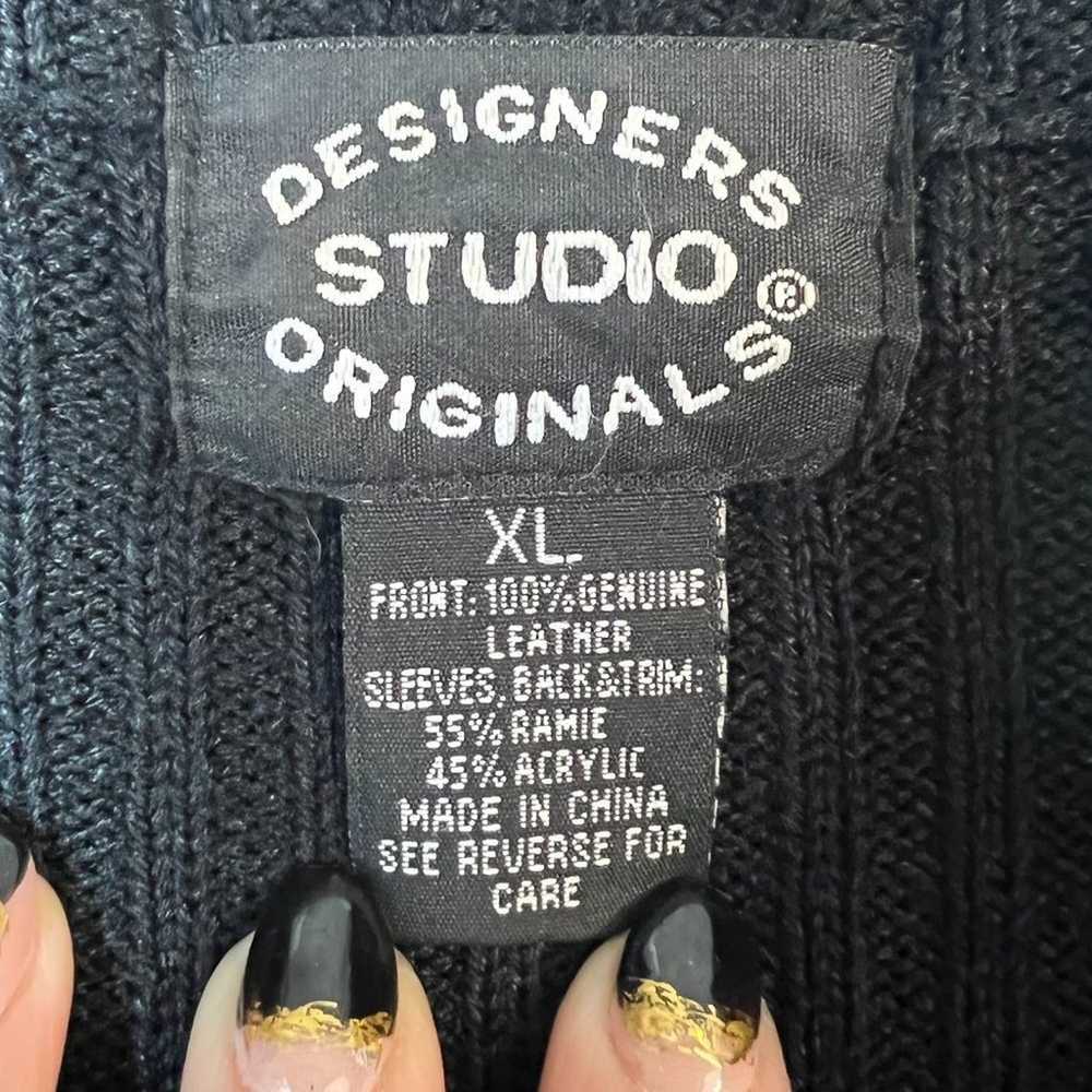 Vintage Designer Studio Originals Leather Suede R… - image 3