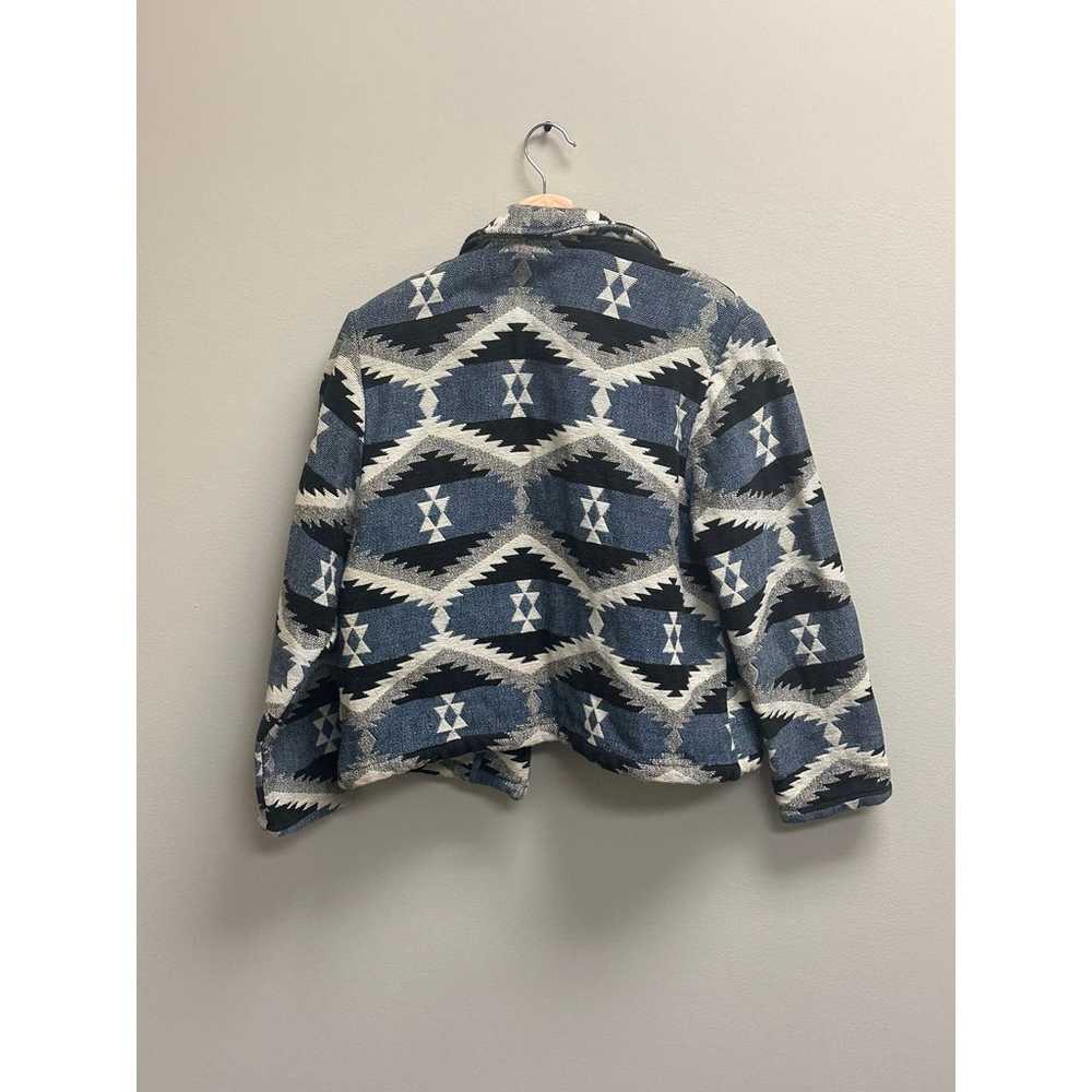 VTG Dress Barn Womens Blazer Jacket Size XL Blue/… - image 3