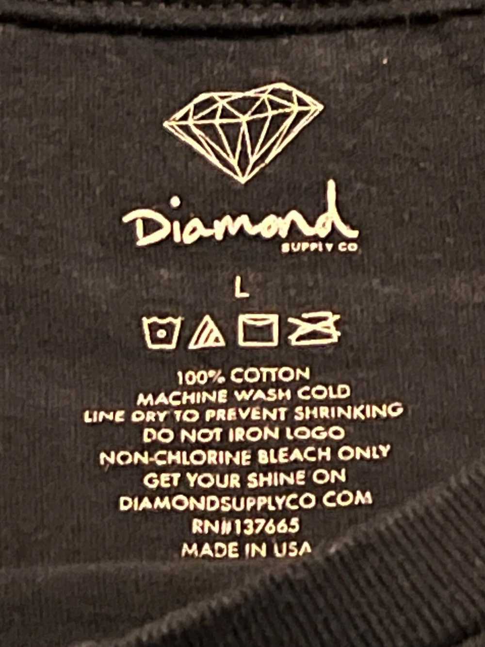 Diamond Supply Co Vintage diamond supply T-shirt - image 4