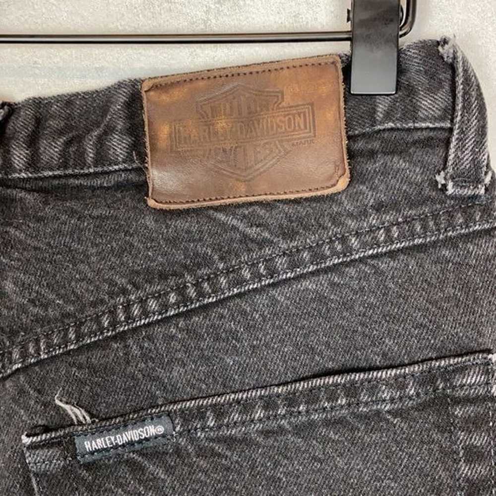 Vintage Harley Davidson grey jeans - image 4