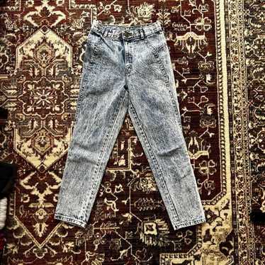 Vintage 1980s acid wash jeans - image 1