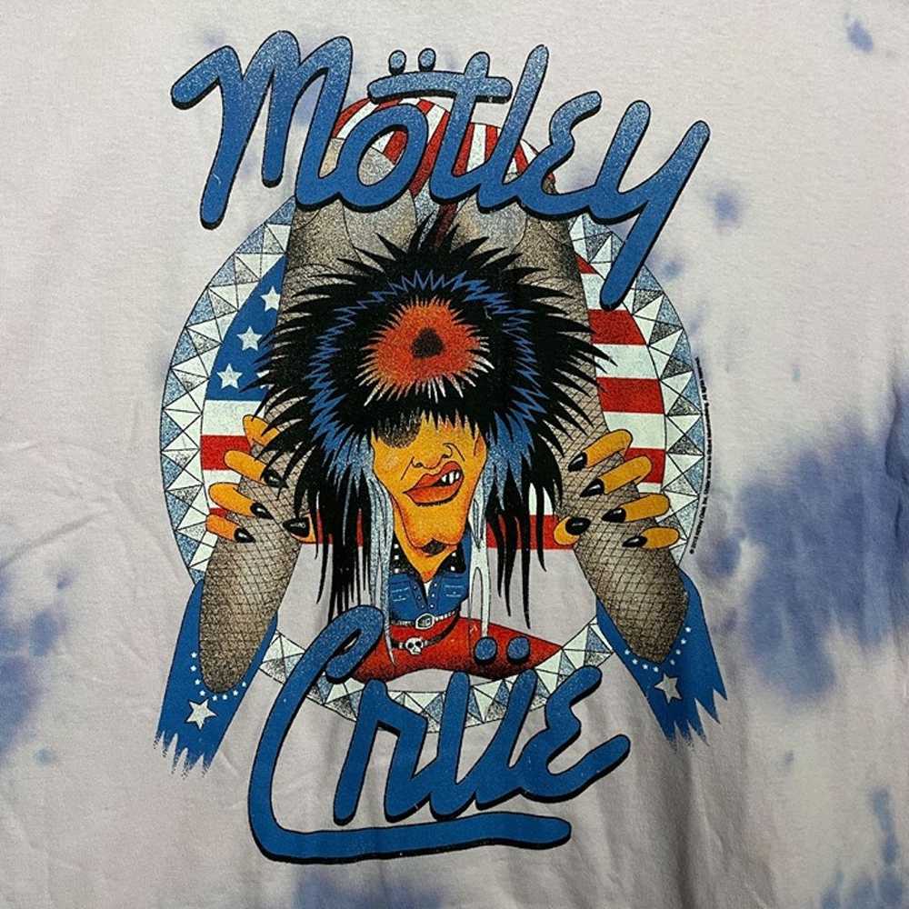 Vintage Mötley Crüe tie-dye T-shirt size XL - image 2