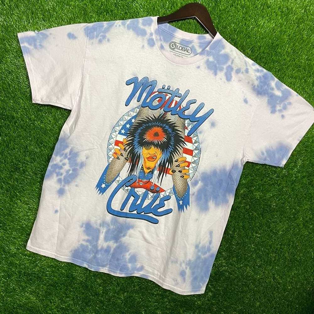 Vintage Mötley Crüe tie-dye T-shirt size XL - image 4
