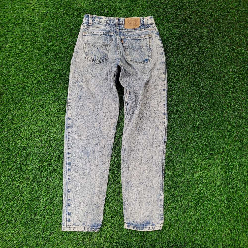 Levi's Vintage 550 LEVIS Tapered Jeans 7/8 29x31 - image 2