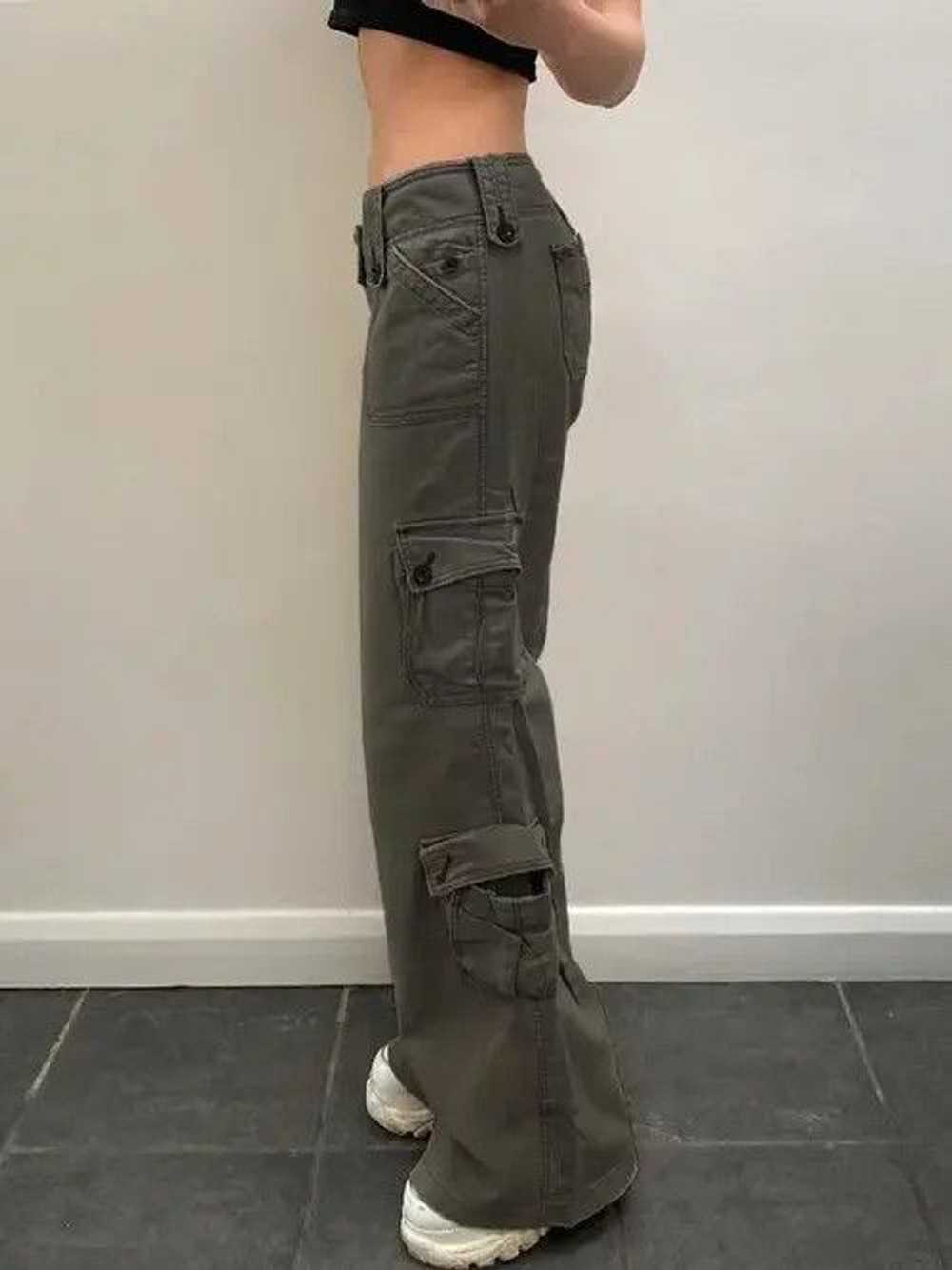 Japanese Brand × Jean Denim Pants Women Pockets S… - image 2