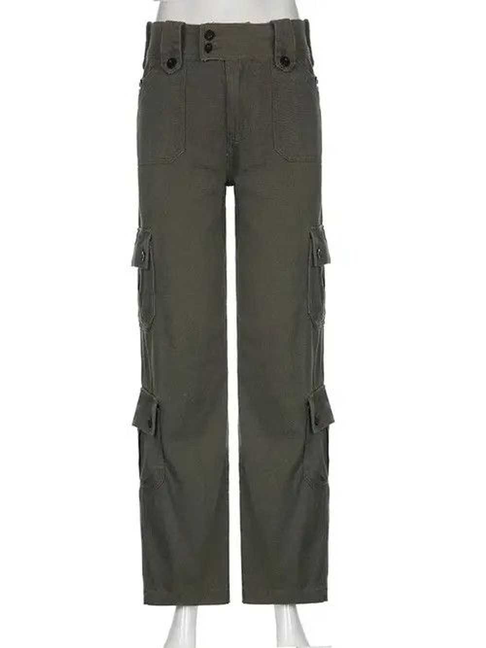 Japanese Brand × Jean Denim Pants Women Pockets S… - image 3