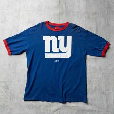 Vintage 90s New York Giants Reebok Ringer T-Shirt… - image 1
