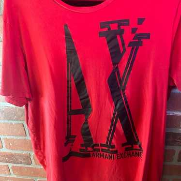 Shirt red Armani exchange