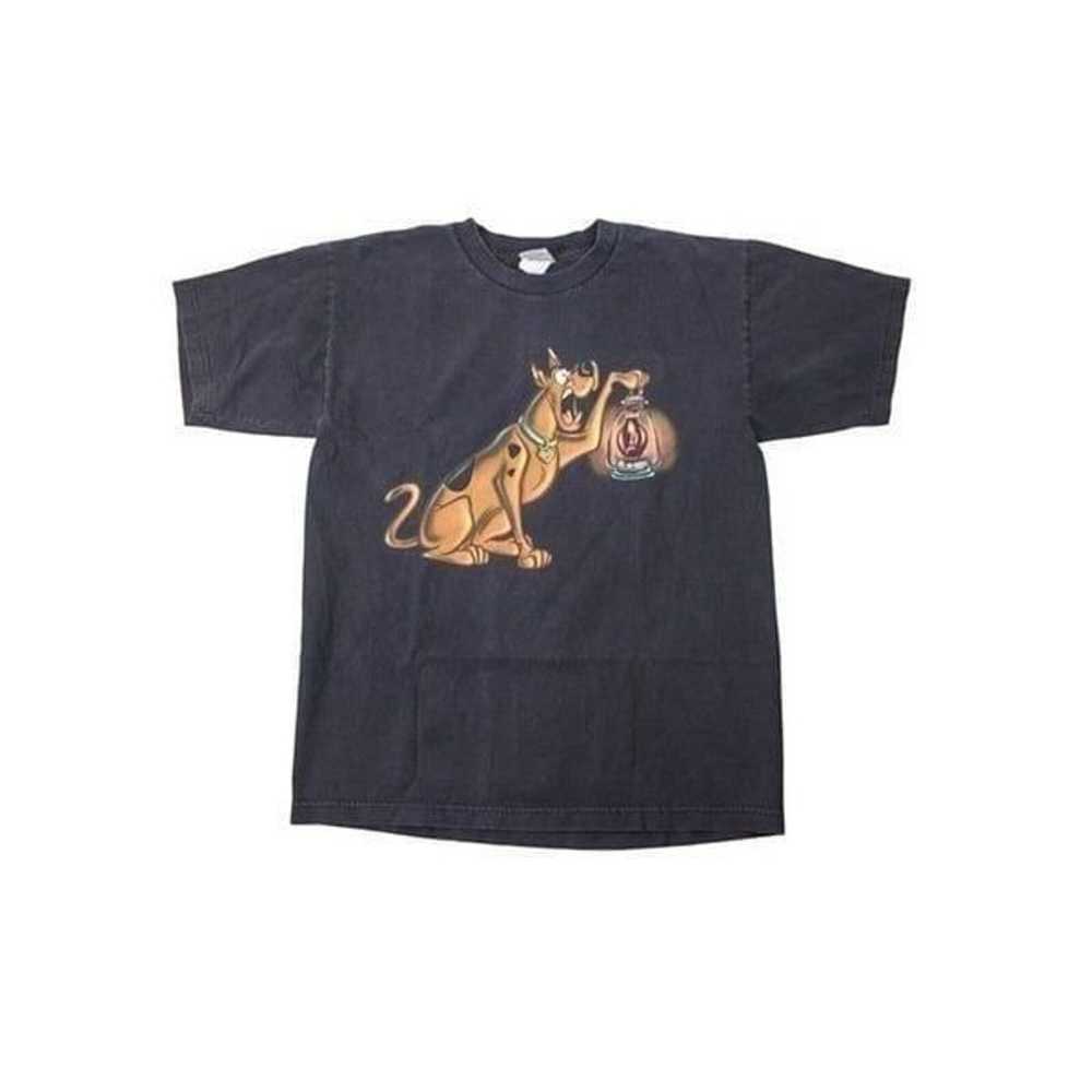 Vintage 90s Scooby-Doo Graphic Tee Shirt Black Si… - image 5