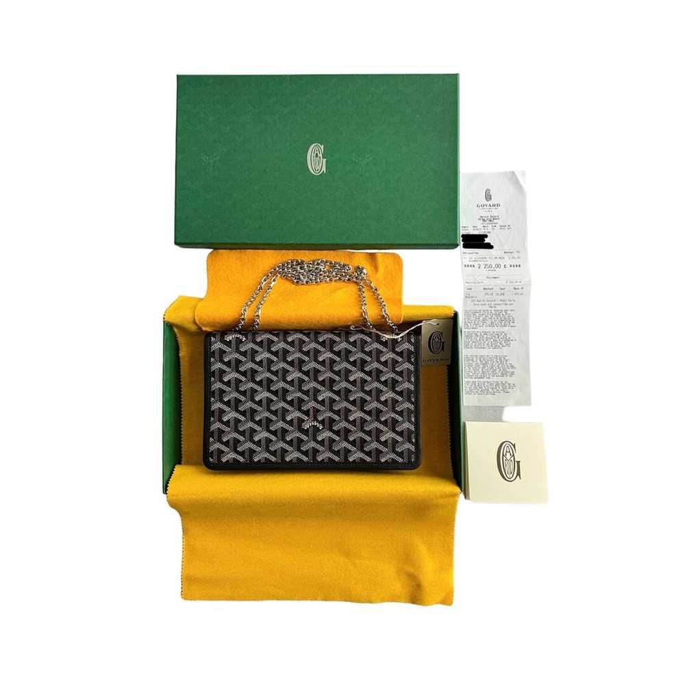 Goyard Leather clutch bag - image 9