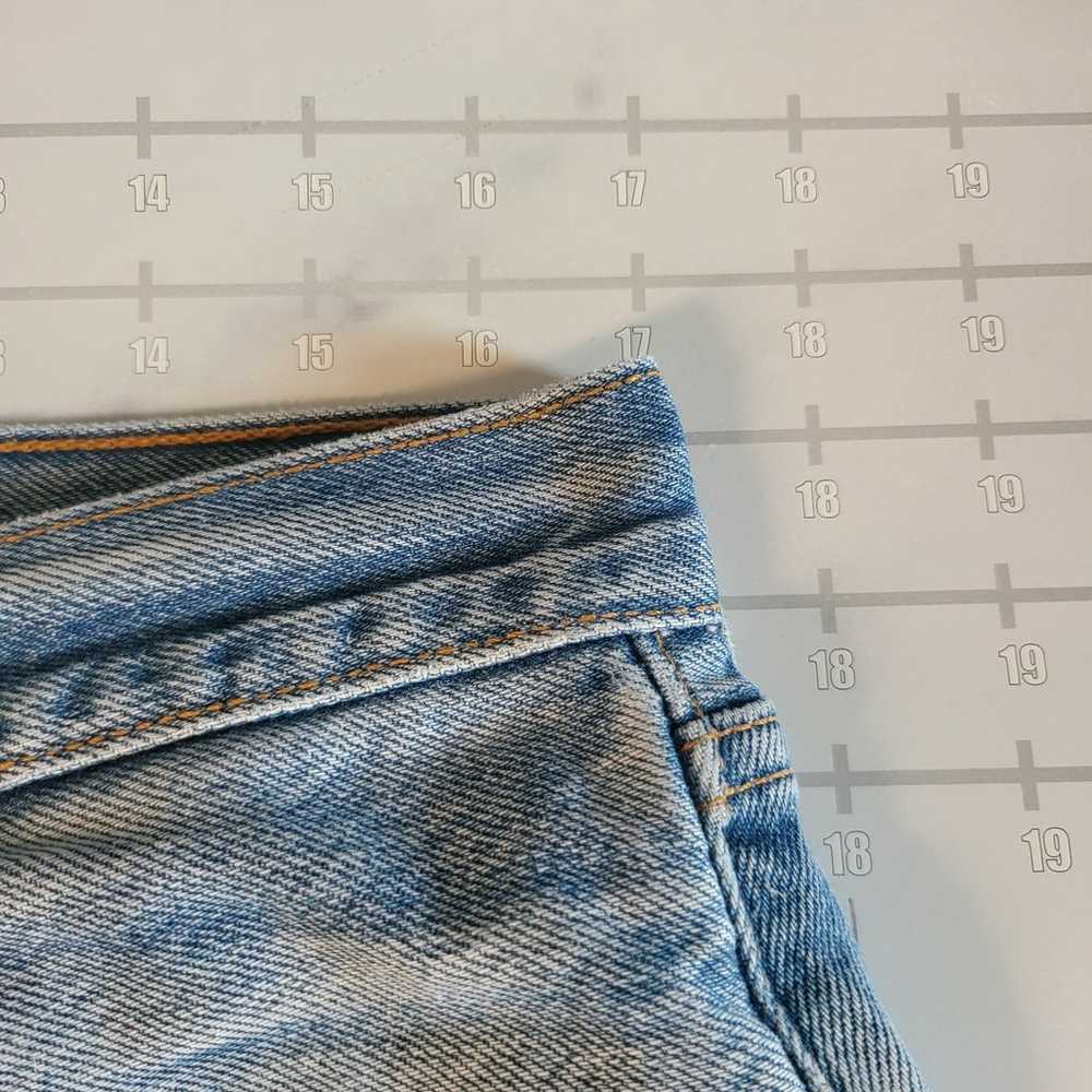 Vintage Levi's 501 Cut Off Shorts Size 34 Blue Jo… - image 9