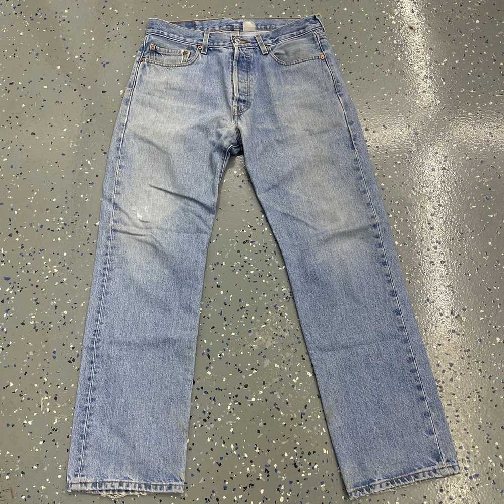 Levi’s 501 vintage made in USA light wash made in… - image 5