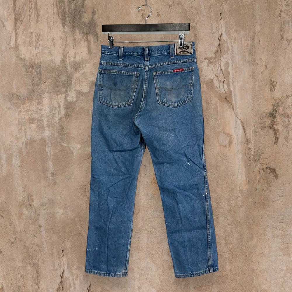 Vintage Dickies Jeans Light Wash Work Wear Denim … - image 2