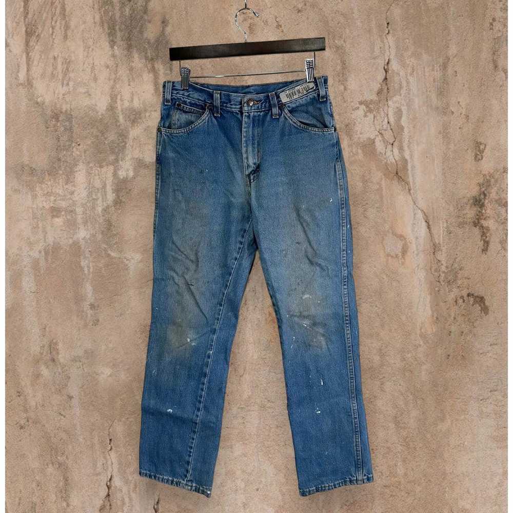 Vintage Dickies Jeans Light Wash Work Wear Denim … - image 3