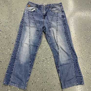 Alademiks jeans wide leg Y2K JNCO style baggy - image 1