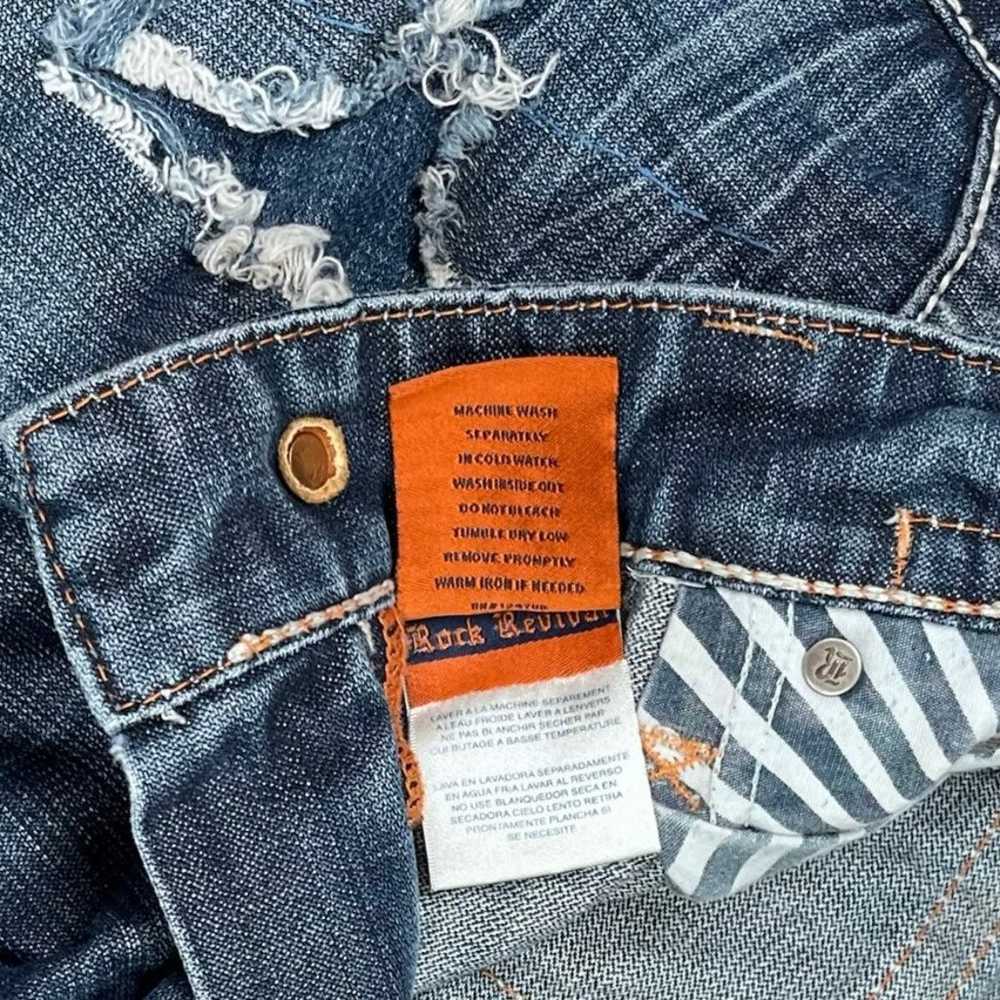 Vintage Rock Revival Jeans Flared Fit Bootcut Bel… - image 6