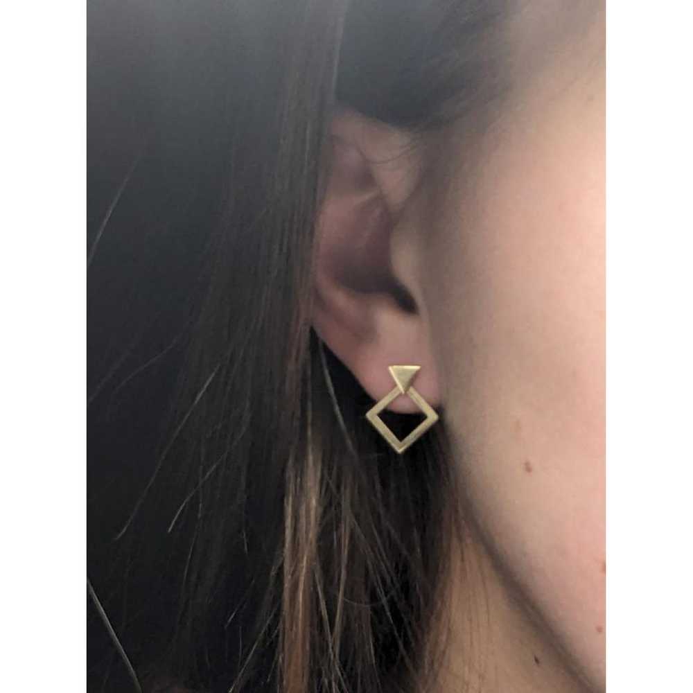 Non Signé / Unsigned Yellow gold earrings - image 7