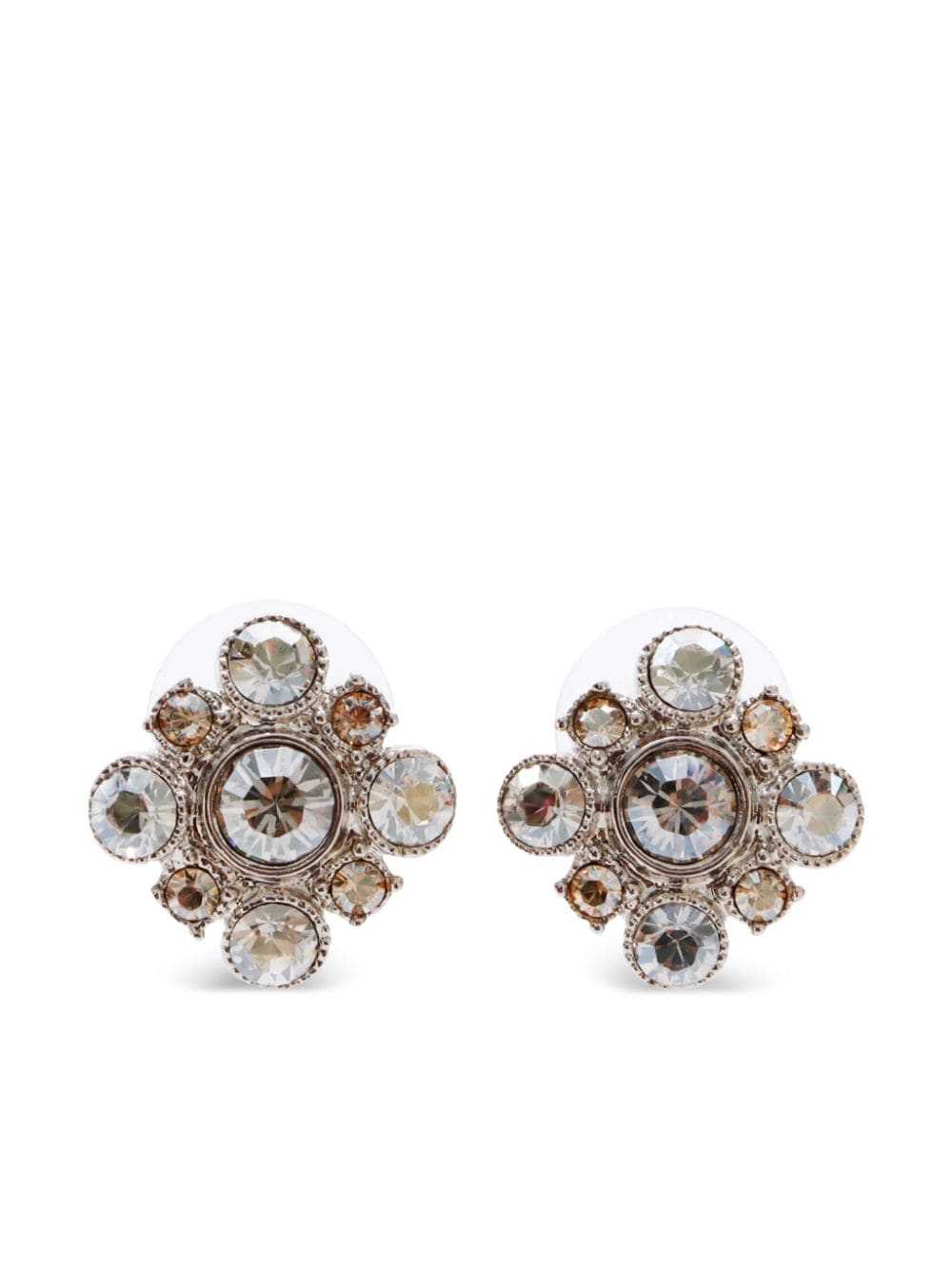 CHANEL Pre-Owned 2012 rhinestone-embellished stud… - image 1