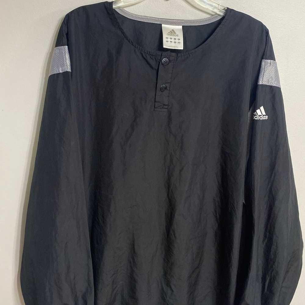 adidas vintage windbreaker jacket Y2K long sleeve… - image 2