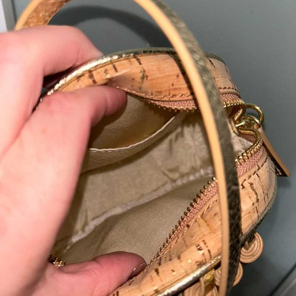 Lilly Pulitzer Crossbody Bag Cork Adjustable Tan … - image 2